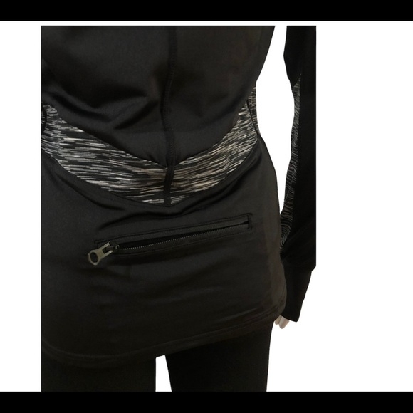 Mono b Womens size L athletic top long sleeve Hoodie Dri Fit running sport wear - Picture 8 of 12